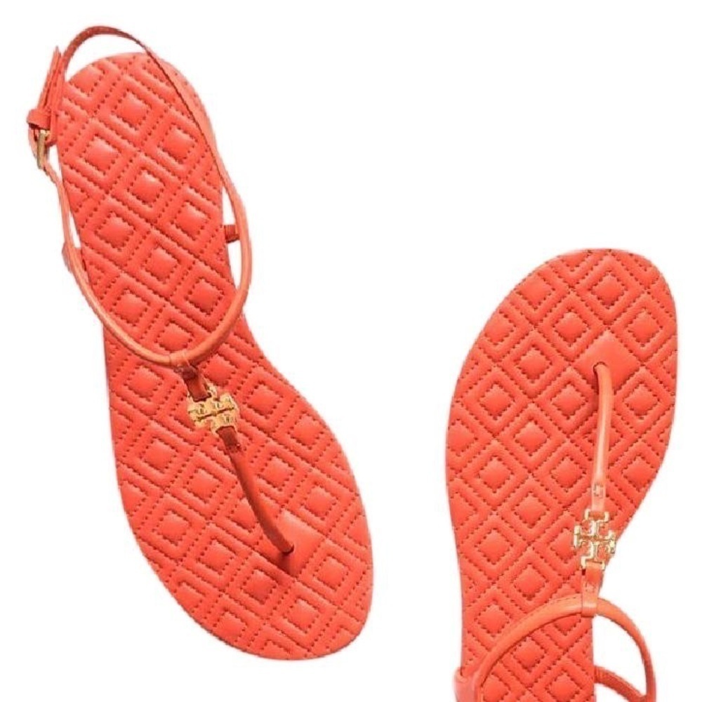 Tory Burch Marion Quilt Pappy Sandal Size 10 NWOB - Picture 7 of 10